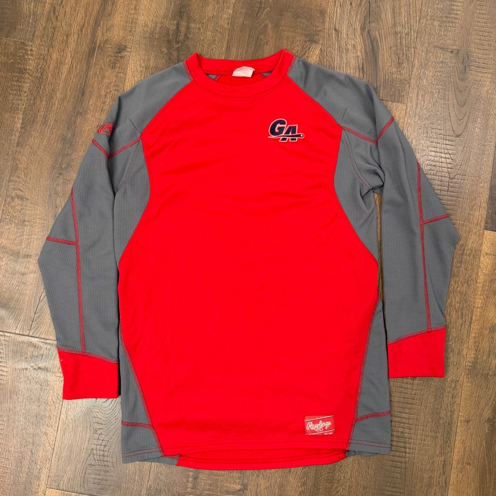 Rawlings Georgia Academy Baseball #12 Men's M Long Sleeve Performance Shirt